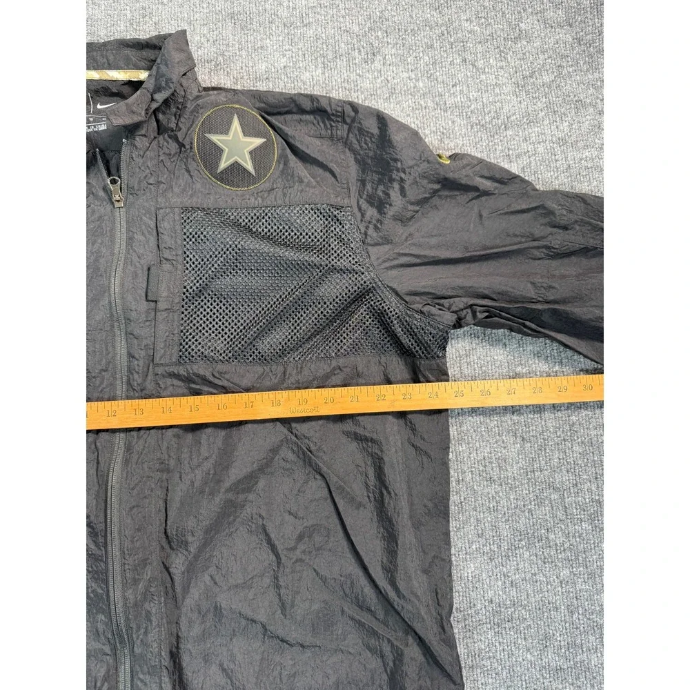 Nike Dallas Cowboys Saulte to Service Windbreaker Mens XL Black OnField Zip‎ Up